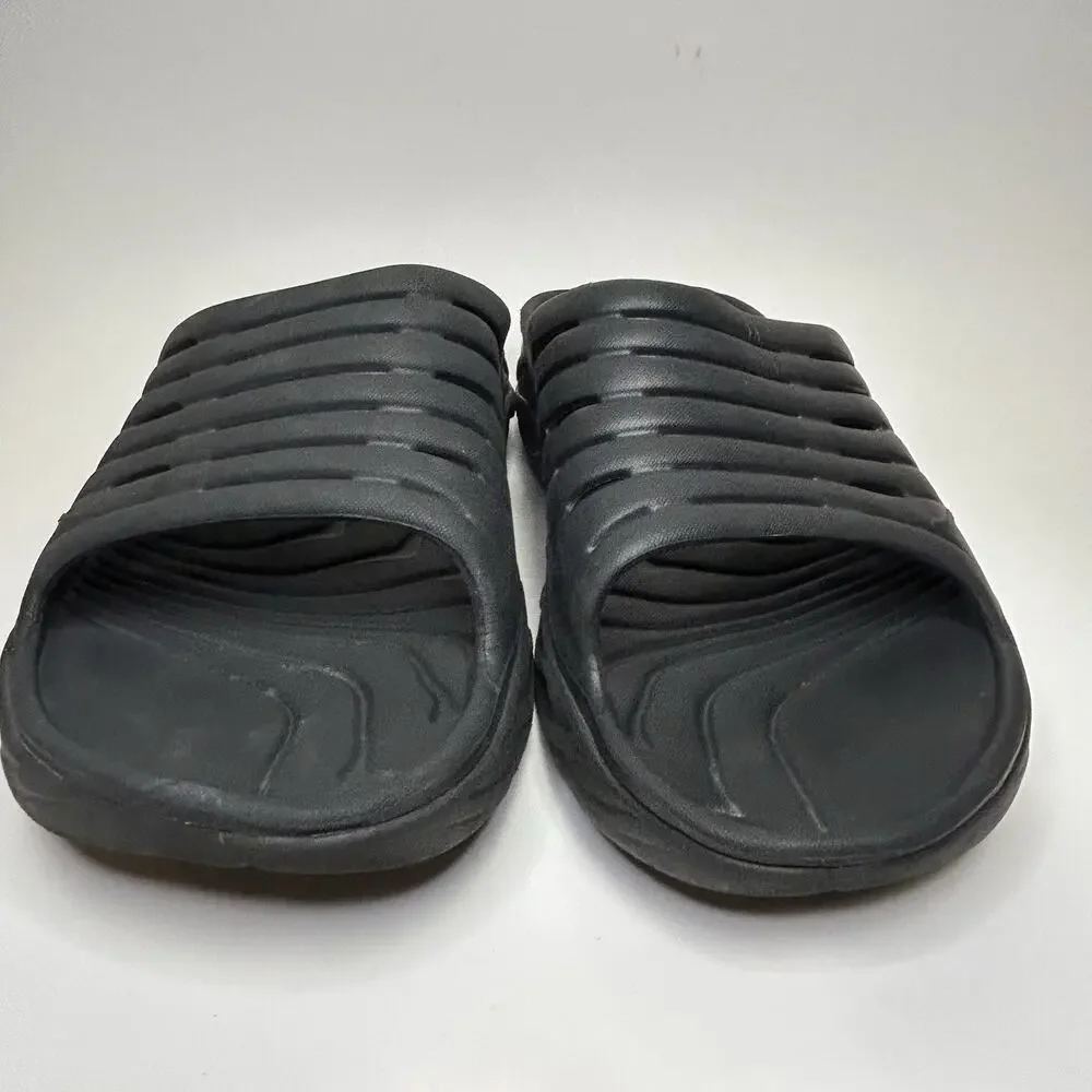 Hoka One One Ora Recovery Slide 2 Sandals Mens Size 12 Black Slip On Comfort